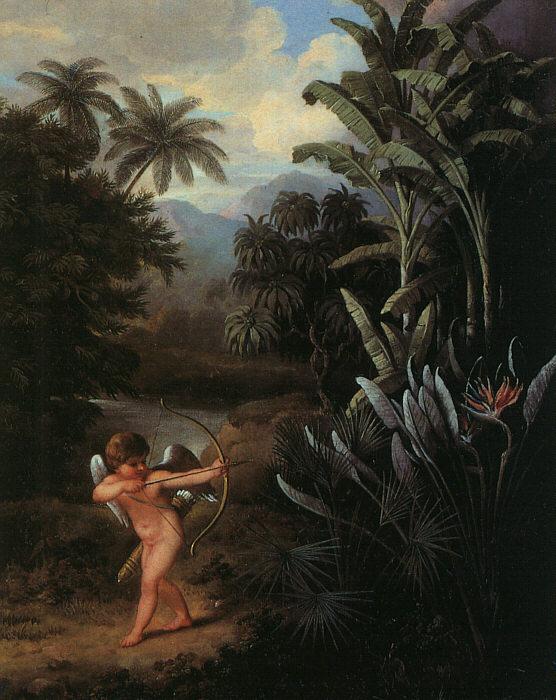 Philip Reinagle Cupid Inspiring the Plants with Love oil painting image